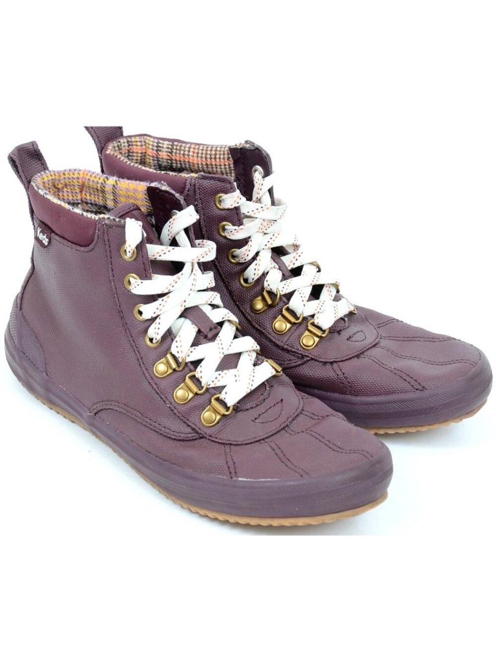 Keds Scout II Women's 7.5 Ankle Lace-Up Sneaker‎ Bootie Dearfoam Footbed Skater